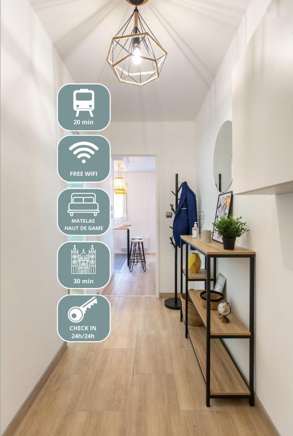 L'Estrade D'Amiens - Studio Atypique Et De Standing - Wifi Haut Debit - 2P エクステリア 写真